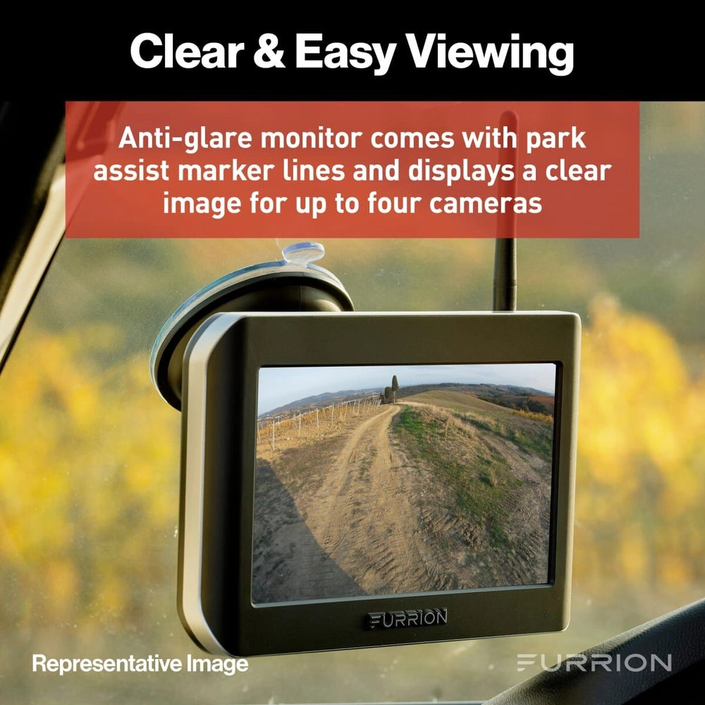 Furrion Vision S® RV Backup Camera System with Rear Sharkfin Camera